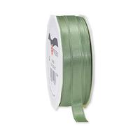 C.E. Pattberg SATIN antique green gift ribbon, 27 yards for Wrapping Gifts, 0.39 inches width, Ribbon for Decorating & Crafting, Decorative Ribbon for Gifts, for every occasion