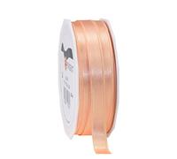 C.E. Pattberg SATIN apricot gift ribbon, 27 yards for Wrapping Gifts, 0.39 inches width, Ribbon for Decorating & Crafting, Decorative Ribbon for Gifts, for every occasion