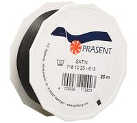 C.E. Pattberg SATIN black gift ribbon, 27 yards for Wrapping Gifts, 0.39 inches width, Ribbon for Decorating & Crafting, Decorative Ribbon for Gifts, for every occasion