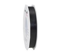 C.E. Pattberg SATIN black gift ribbon, 27 yards for Wrapping Gifts, 0.59 inches width, Ribbon for Decorating & Crafting, Decorative Ribbon for Gifts, for every occasion