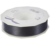PRÄSENT C.E. Pattberg SATIN black gift ribbon, 27 yards for Wrapping Gifts, 1 inch width, Ribbon for Decorating & Crafting, Decorative Ribbon for Gifts, for every occasion