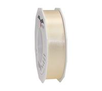 C.E. Pattberg SATIN cream gift ribbon, 27 yards for Wrapping Gifts, 1 inch width, Ribbon for Decorating & Crafting, Decorative Ribbon for Gifts, for every occasion