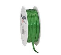 PRÄSENT C.E. Pattberg SATIN green gift ribbon, 55 yards for Wrapping Gifts, 0.12 inches width, Ribbon for Decorating & Crafting, Decorative Ribbon for Gifts, for every occasion