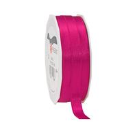 PRÄSENT C.E. Pattberg SATIN magenta gift ribbon, 27 yards for Wrapping Gifts, 0.39 inches width, Ribbon for Decorating & Crafting, Decorative Ribbon for Gifts, for every occasion