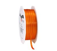 C.E. Pattberg SATIN orange gift ribbon, 55 yards for Wrapping Gifts, 0.12 inches width, Ribbon for Decorating & Crafting, Decorative Ribbon for Gifts, for every occasion
