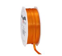 C.E. Pattberg SATIN orange gift ribbon, 55 yards for Wrapping Gifts, 0.24 inches width, Ribbon for Decorating & Crafting, Decorative Ribbon for Gifts, for every occasion