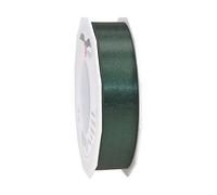 PRÄSENT C.E. Pattberg SATIN pine green gift ribbon, 27 yards for Wrapping Gifts, 1 inch width, Ribbon for Decorating & Crafting, Decorative Ribbon for Gifts, for every occasion