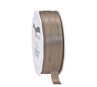 C.E. Pattberg SATIN taupe gift ribbon, 27 yards for Wrapping Gifts, 0.39 inches width, Ribbon for Decorating & Crafting, Decorative Ribbon for Gifts, for every occasion