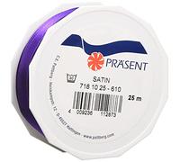 C.E. Pattberg SATIN violet gift ribbon, 27 yards for Wrapping Gifts, 0.39 inches width, Ribbon for Decorating & Crafting, Decorative Ribbon for Gifts, for every occasion