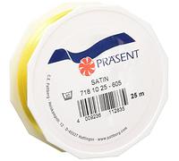 C.E. Pattberg SATIN yellow gift ribbon, 27 yards for Wrapping Gifts, 0.39 inches width, Ribbon for Decorating & Crafting, Decorative Ribbon for Gifts, for every occasion