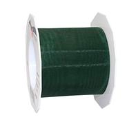 C.E. Pattberg Sheer Organza Ribbon Pine Green, 27 Yards Gift Wrap Ribbon, 2.8 inches Width, Accessories for Decoration & Handicrafts, Decoration Ribbon for Presents, for Every Occasion