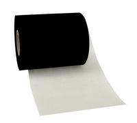 C.E. Pattberg VERONA Decoration Ribbon - black, 50 m Tulle Band For Wrapping And Decorating, 112 mm Width, Elegant Ribbon For Easter Decorations, Baby Showers, Christmas, Wedding, And Car Decoration
