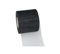 C.E. Pattberg VERONA Decoration Ribbon - black, 50 m Tulle Band For Wrapping And Decorating, 72 mm Width, Elegant Ribbon For Easter Decorations, Baby Showers, Christmas, Wedding, And Car Decoration