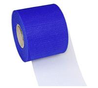 C.E. Pattberg Verona Decoration Ribbon - Blue, 50 m Tulle Band for Wrapping and Decorating, 72 mm Width, Elegant Ribbon for Easter Decorations, Baby Showers, Christmas, Wedding, and Car Decoration