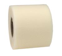 C.E. Pattberg VERONA Decoration Ribbon - Cream, 50 m Tulle Band For Wrapping And Decorating, 72 mm Width, Elegant Ribbon For Easter Decorations, Baby Showers, Christmas, Wedding, And Car Decoration