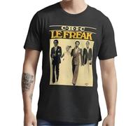 C-est-Chic-Le-Freak-Funk-Band-T-Shirt-Nile-Rodgers-Bernard-Edwards Black