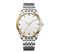 C-ET High Quality,Waterproof, Men WatchesWaterproof Business Date Calendar Watch Man Stainless Steel Gold Black Wristwatch Mens Ultra Thin Watches Classic Men Watch Casual Watch Man,Outdoor,Workplace