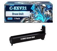 C-EXV21 Drum Unit Compatible for Canon iR ADVANCE C3080i iRC2380i iRC2880 iRC2880i iRC3380 iRC3380e iRC3380i iRC3380Ne iRC3580Ne Printers, With Chip Large Capacity 77000 Pages (1 Pack Cyan)