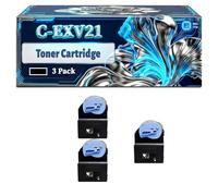 C-EXV21 Toner Cartridge Compatible for Canon iR ADVANCE C3080i iRC2380i iRC2880 iRC2880i iRC3080i iRC3380 iRC3380e iRC3380i iRC3380Ne Printers, With Chip Large Capacity 20000 Pages (3 Pack Black)