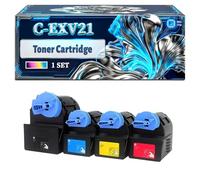 C-EXV21 Toner Cartridge Compatible for Canon iR ADVANCE C3580 iRC3580i iRC3580Ne iRC3880 iRC3880i Printers, With Chip Large Capacity 20000 Pages (4-Pack BK/C/M/Y)