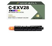 C-EXV28 CEXV28 EXV28 Compatible Toner Cartridge Replacement Printer for Canon Imagerunner Advance IR-ADV C5045 C5051 C5255 C5045i C5051i C5250i C5255i (1PK-Yellow)