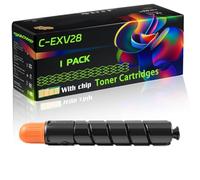 C-EXV28 Compatible for Canon Toner Cartridges with Chip ImageRUNNER Advance IR-C5250 IR-C5250i IR-C5255 IR-C5255i IRC-5045 IRC-5045i IRC-5051 Printers (1 Pack Black)