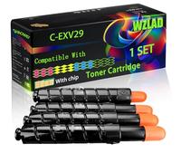 C-EXV29 Compatible for Canon Toner Cartridge with Chip iRC5030 iRC5030i iRC5035 iRC5035i iRC5235i Printers (4-Pack BK/C/M/Y)