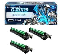 C-EXV29 Drum Unit Compatible for Canon imageRUNNER Advance C5030 C5030i C5035 C5035 C5235 C5240 Printers, With Chip Large Capacity 80000 Pages (3 Pack Black)