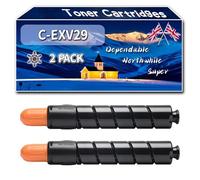 C-EXV29 Toner Cartridges Compatible for Canon iRC5240 iRC5240i iRC5250 iRC5250i iRC5255 iRC5255i Printers, High-Definition Printing Effect with Chip, 46000 Pages (2 Pack Black)