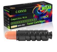C-EXV33 Compatible for Canon Toner Cartridges with Chip IR 2520 25251 25201 2530 2525 Printers (1 Pack Black)