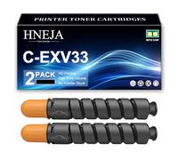 C-EXV33 Toner Cartridge, Compatible 2785B002 Black Toner Cartridges for Canon IR2520 IR2520I IR2525 IR2525I IR2530 IR2530I Printer,Black-2 Pack