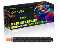 C-EXV34 Compatible for Canon Toner Cartridges with Chip ImageRUNNER Advance IRC-2030i IRC-2030L IR-C2220i IR-C2220L IR-C2225i Printers (1 Pack Yellow)
