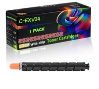 C-EXV34 Compatible for Canon Toner Cartridges with Chip ImageRUNNER Advance IRC-2030i IRC-2030L IR-C2220i IR-C2220L IR-C2225i Printers (1 Pack Magenta)