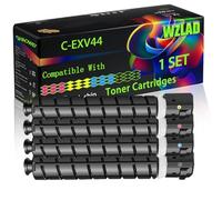 C-EXV44 Compatible for Canon Toner Cartridges with Chip imageRUNNER Advance C 9200 Series C 9270 Pro C 9280 Printers (4-Pack BK/C/M/Y)
