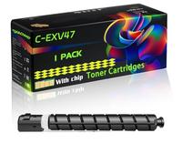 C-EXV47 Compatible for Canon Toner Cartridges with Chip ImageRUNNER IR-C250i IR-C255i IR-C350i IR-C350if IR-C350P IR-C351if IR-C355i IR-C355ifc Printers (1 Pack Yellow)