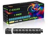 C-EXV49 Compatible for Canon Toner Cartridge with Chip ImageRUNNER Advance C3300i C3530i C3330i C3520i IR-C3325i IR-C3525i IR-C3320i Printers (1 Pack Cyan)