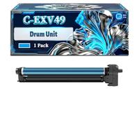 C-EXV49 Drum Unit Compatible for Canon ImageRUNNER Advance C3320 C3320L C3325 C3330 C3520 C3525 C3530 C3020 C3025 C3120 C3120L C3125 DX C3720 C3725 Printers (1 Pack Cyan)