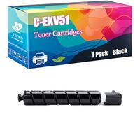 C-EXV51 Toner Cartridges Compatible for Canon ImageRUNNER IR-C5535 IR-C5550i IR-C5535i IR-C5560i IR-C5540i Printers, High Yield 69000 Pages, Clear Printing with Chip (Black)