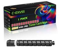 C-EXV55 Compatible for Canon Toner Cartridge with Chip imageRUNNER ADVANCE DXC257 DXC257i DXC357 DXC357 Printers (1 Pack Magenta)