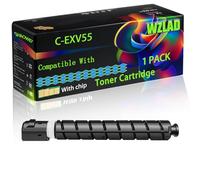 C-EXV55 Compatible for Canon Toner Cartridge with Chip imageRUNNER ADVANCE DXC257 DXC257i DXC357 DXC357 Printers (1 Pack Cyan)
