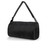 C&F BOGMOST Small Gym Bag 15 inch Mini Duffle Bag for Women & Men,Lightweight Carry On Bag for Travel Sports,Weekender Overnight Bag for Travel Sport, A-Black-Small, 15 Inches
