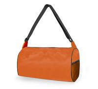 C&F BOGMOST Small Gym Bag for Women & Men,Small Lightweight Duffel Bag Carry On Bags Mini Duffel Travel Bag Waterproof Sports Bags for Workout/Sport/Trave, A-Orange-Small, 15 Inches