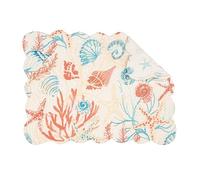 C&F Home, Set of 4 PCS Table Placemats, Shelly Shores