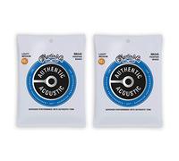C.F Martin Authentic Acoustic SP 92/8 Phosphor Bronze Light/Medium 12.5-55 Strings - 2 Pack Bundle