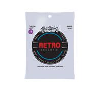 C.F Martin retro strings for acoustic guitar. MM11 Custom Light (11-52