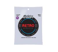 C.F Martin retro strings for acoustic guitar. MM11 Custom Light (11-52), silver