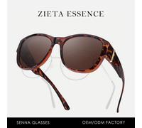 (C) Fit Over Glasses Polarised Sunglasses Wrap Around Mens Womens Driving Glasses