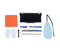 C Flute Cupronickel Bright Sound Beginners Closed Hole 16 Holes Flute with Cleaning Kit Portable Bag Gloves Tuning Rod for Music Students