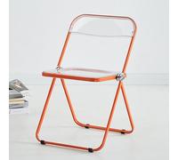 C Folding Chair Transparent Space Saving Dining Chair for Kitchen Events & Parties Lightweight & Portable Design Ideal for Indoor & Outdoor Use