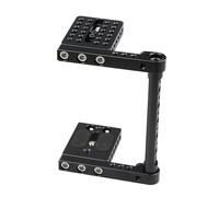 C Frame Camera Cage With Cheese Type Top Plate Base Plate Aluminum Camera Cage Adapter For DSLR Cameras Accessories Video Accessories